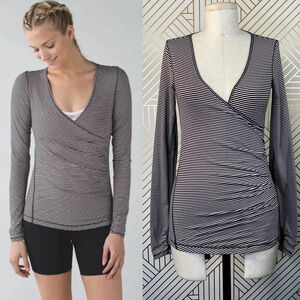 Lululemon Sunset Salutation‎ Striped Long Sleeve
